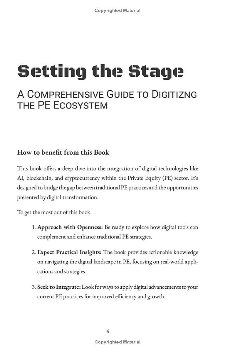 Digital Private Equity: A Comprehensive Guide to PETech: AI, Crypto, and What Next (The Private Equity Essential Primer and Value Creation Toolkit)