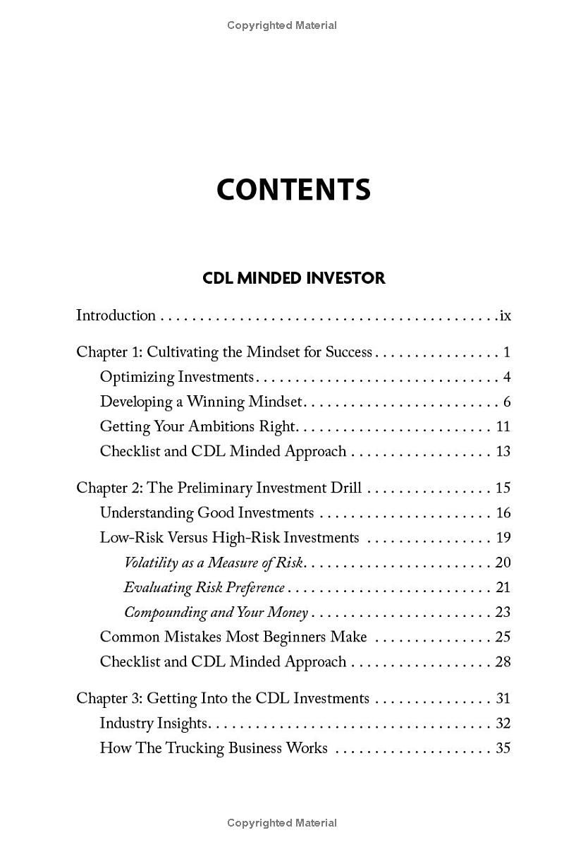 CDL-Minded Business Investing Mastery: 2-in-1 Guide for Success