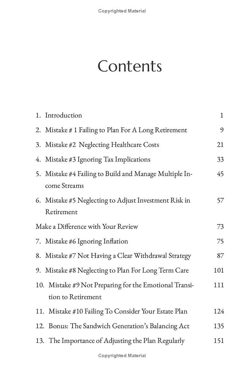 10 Critical Mistakes in Retirement Planning (and How to Fix Them): A Practical Guide to Securing Your Financial Freedom and Retirement Income (Sure Horizon Retirement Series)