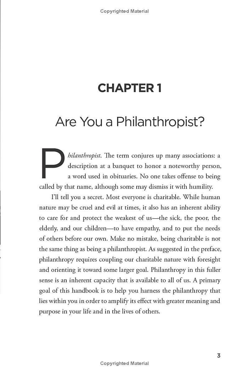 The Philanthropist Handbook: Finding Meaning in the Endowment of Humanity