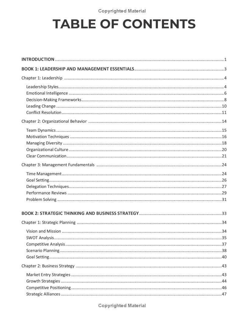 The Ultimate MBA Bible: [3 in 1] Navigating the Business World | A Comprehensive Step-by-Step Guide to Mastering Essential Skills, Equipping You with the Tools for Leadership, Strategy and Innovation