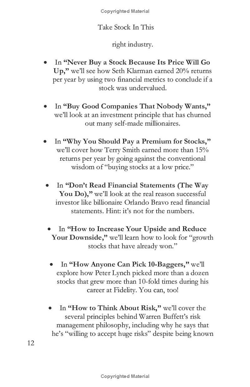 Take Stock In This: An Easy Way to Decide What Stock To Buy & When To Buy It