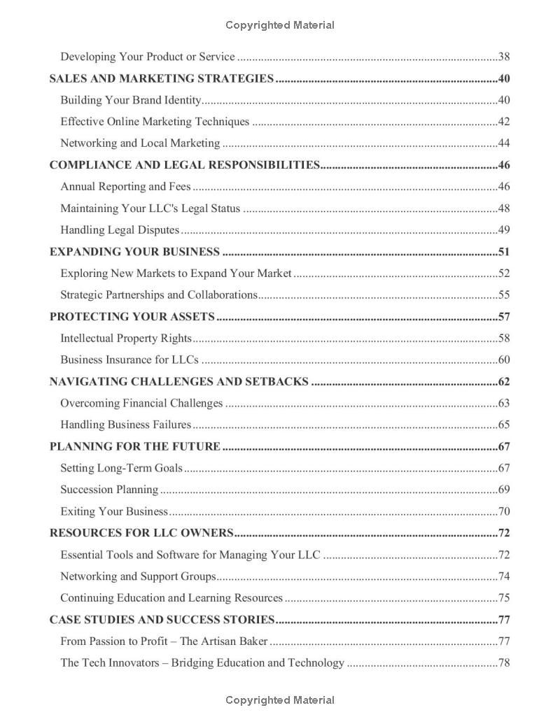 LLC Beginner’s Bible: Empower Your Business | A Complete Guide to Starting, Managing, and Growing Your LLC with Expert Advice, Real-World Examples, and Strategic Insights for Long-Term Success