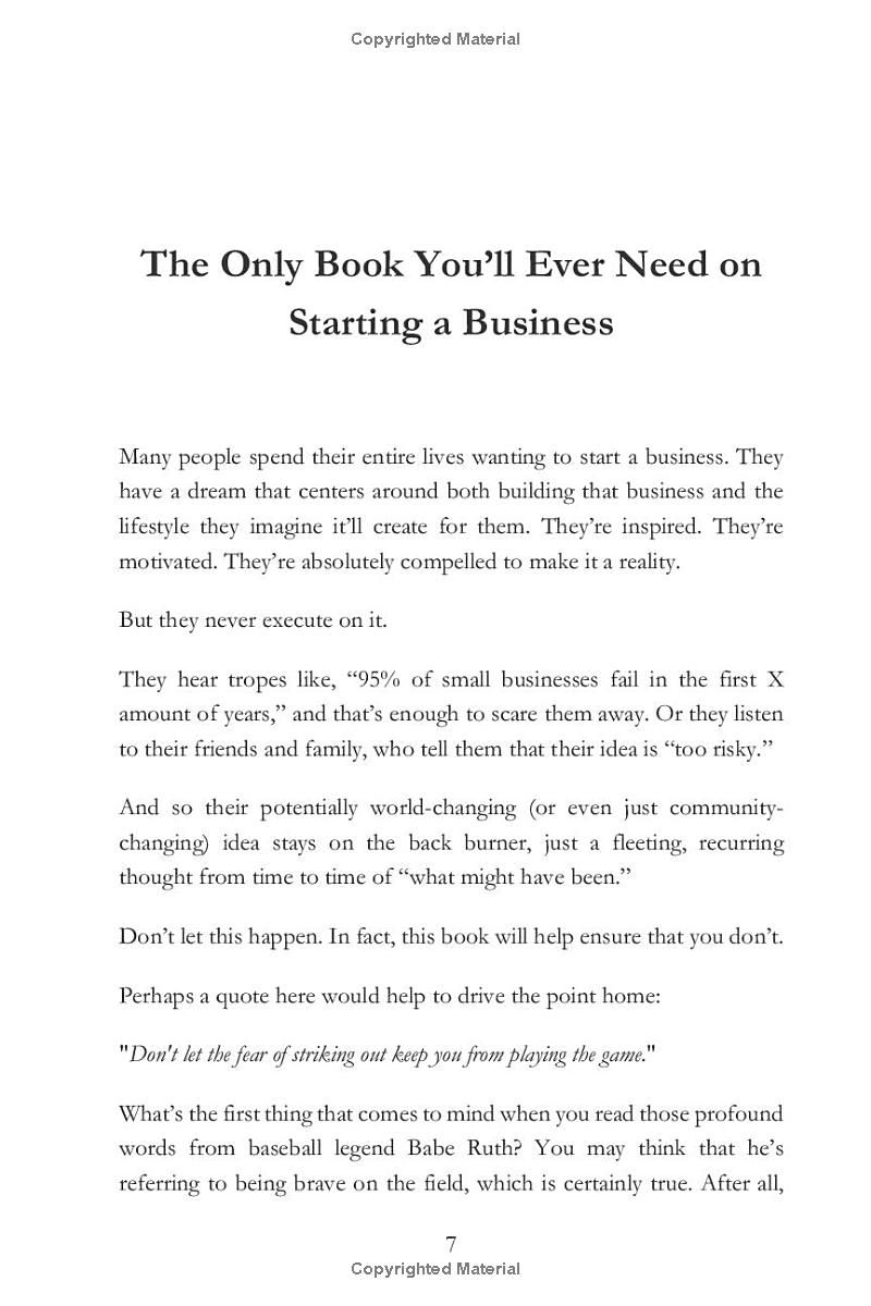 The Only Book Youll Ever Need on Starting a Business: How To Start And Scale Your Small Business, From Business Plan, To LLC, And Beyond + Small Business Taxes Tips