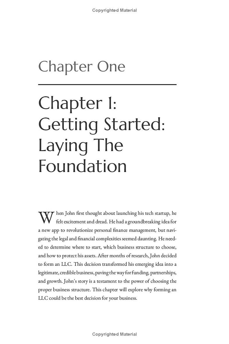 Comprehensive LLC Success Blueprint:: How to Form, Manage, and Scale Your First Business from Scratch. Strategies for Stress-Free Success, Key Tax Savings, and Legal Guidance for New Entrepreneurs