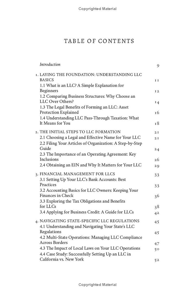 The Complete LLC Guide For Beginners: Simple Steps To Form Your Entity, Manage Your Assets, And Maximize Tax Benefits For Your Growing Business