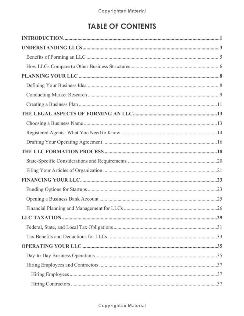 LLC Beginner’s Bible: Empower Your Business | A Complete Guide to Starting, Managing, and Growing Your LLC with Expert Advice, Real-World Examples, and Strategic Insights for Long-Term Success