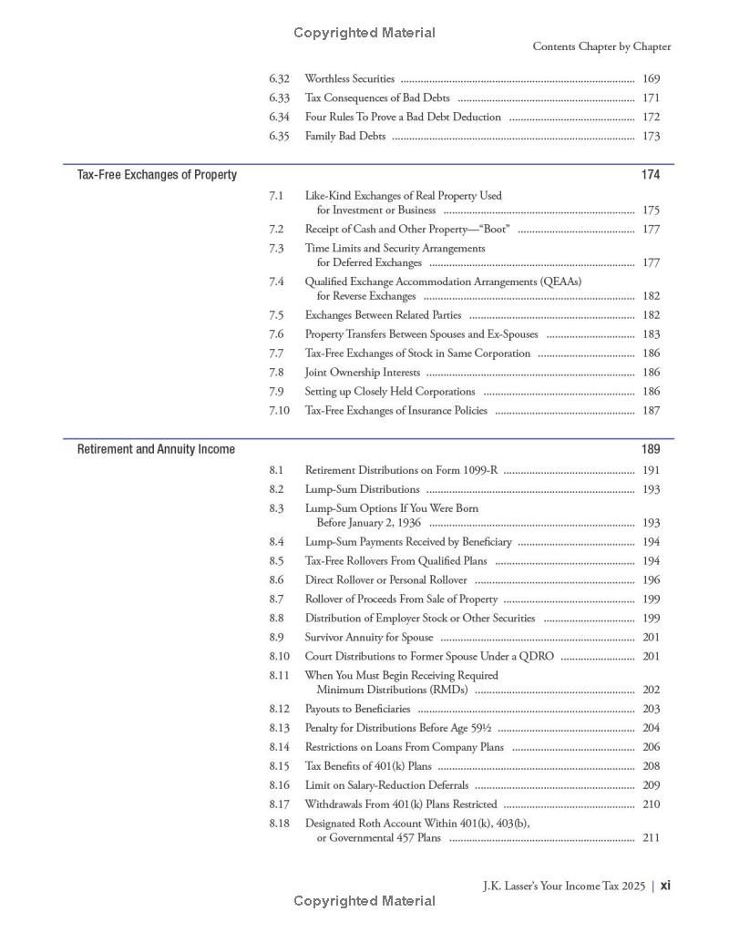 J.K. Lassers Your Income Tax 2025: For Preparing Your 2024 Tax Return