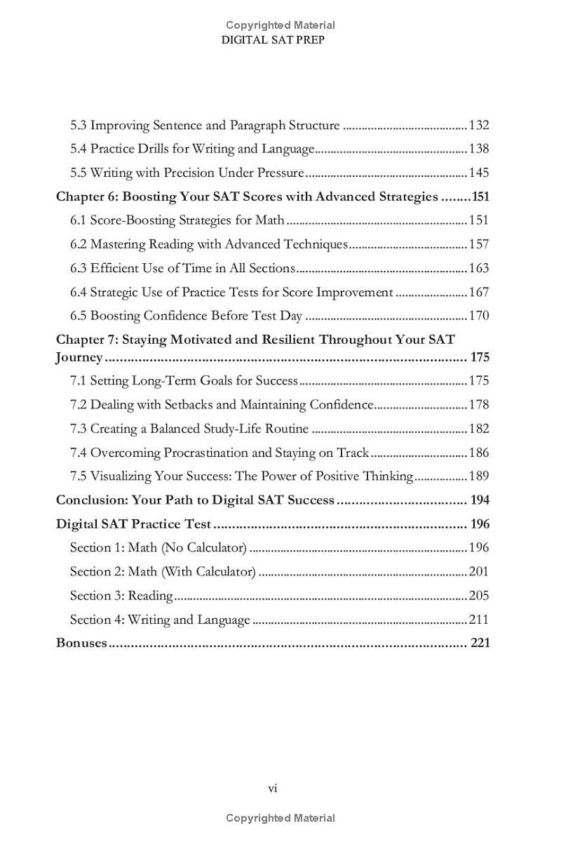 Digital SAT Prep: Increase Your Score by 200 Points in 4 Weeks: A Step-by-Step Guide with Targeted Practice, Essential Exercises, and Proven Strategies to Maximize Your Digital SAT Performance