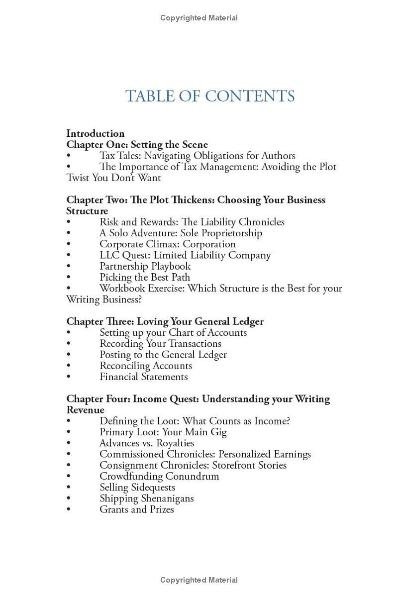 Write it Off!: The Authors Guide to Bookkeeping and Taxes