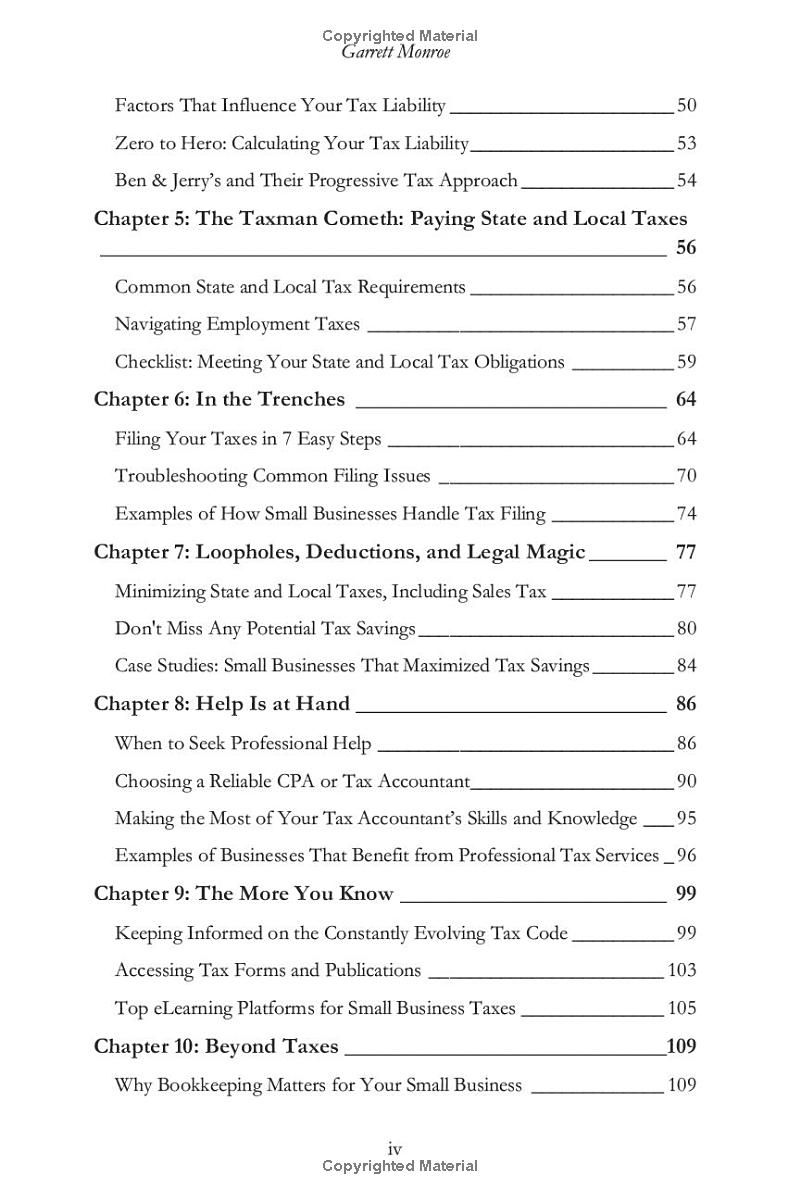 The Only Book You’ll Ever Need On Small Business Taxes: Tax Secrets, Legal Loopholes, & Deductions to Save You Money (Plus Bookkeeping & Accounting for Beginners)