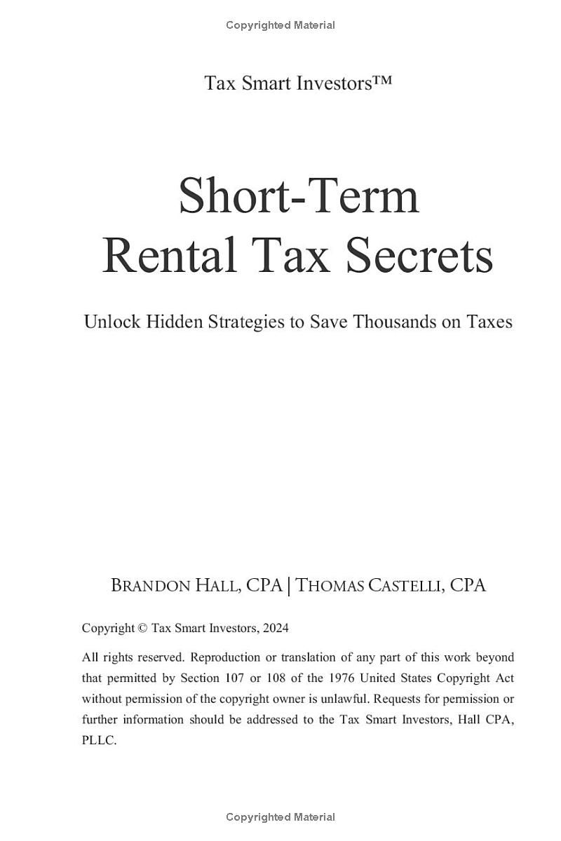 Short-Term Rental Tax Secrets: Unlock Hidden Strategies to Save Thousands on Taxes