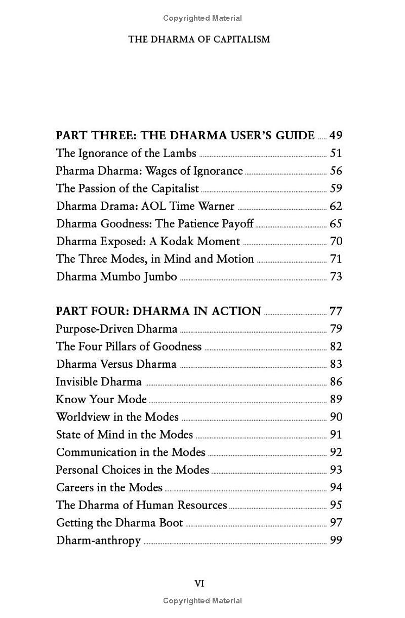 The Dharma of Capitalism: A guide to mindful decision-making in the business of life