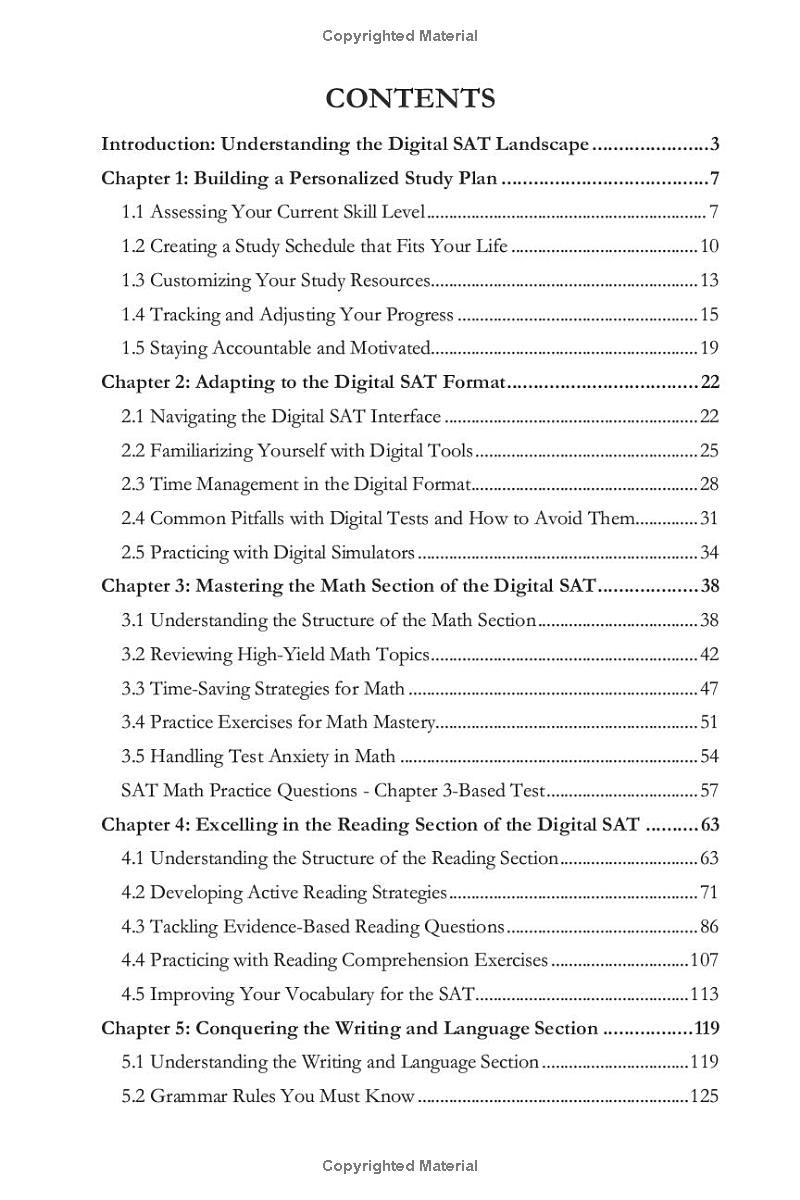 Digital SAT Prep: Increase Your Score by 200 Points in 4 Weeks: A Step-by-Step Guide with Targeted Practice, Essential Exercises, and Proven Strategies to Maximize Your Digital SAT Performance