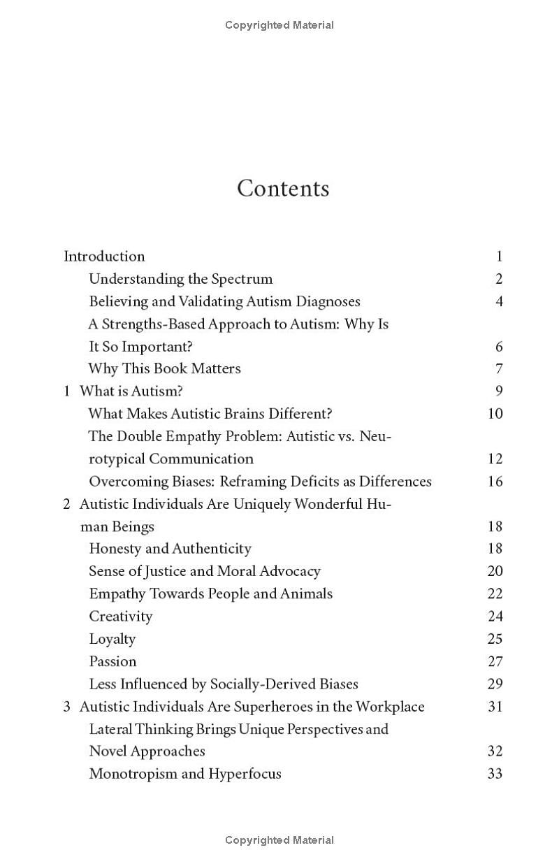 Autistic Superpowers: A Shareable Summary of Autism Spectrum Strengths to Appreciate in a Neurotypical World