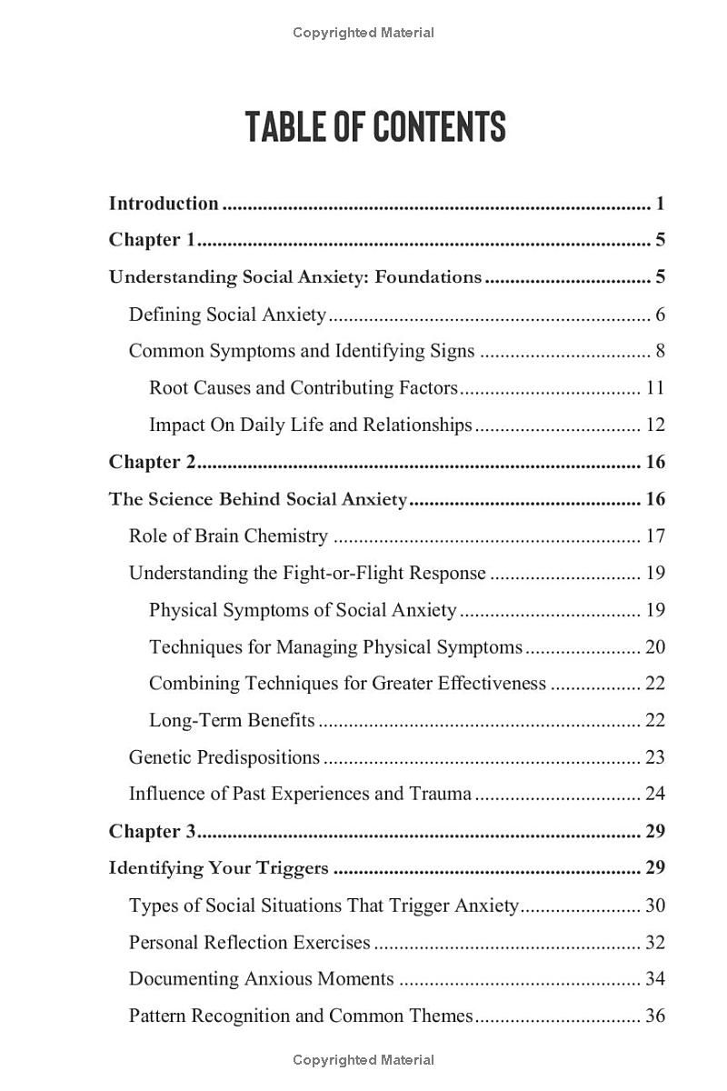 Social Anxiety: Feel Confident in a Crowd, on a Date, and at Work Gatherings by Identifying Personal Triggers, Diffusing High Stress Thoughts, and Relaxing Into True Comfort, Ease and Confidence