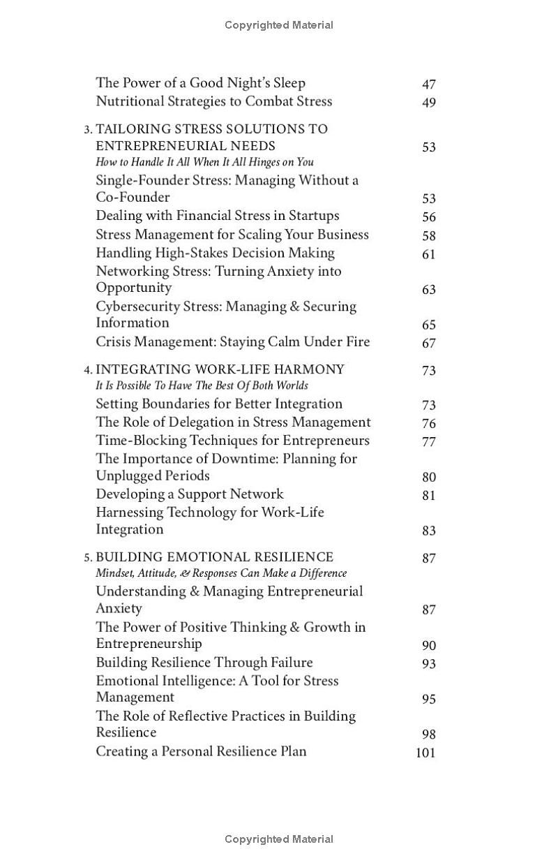 Stress Management: Tactics for Entrepreneurs to Manage an Overwhelming Workload, Improve Decision-Making Skills, & Cultivate Calmness to Live a Fulfilled Life