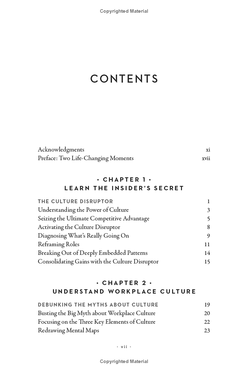 The Insiders Guide to Culture Change: Creating a Workplace That Delivers, Grows, and Adapts