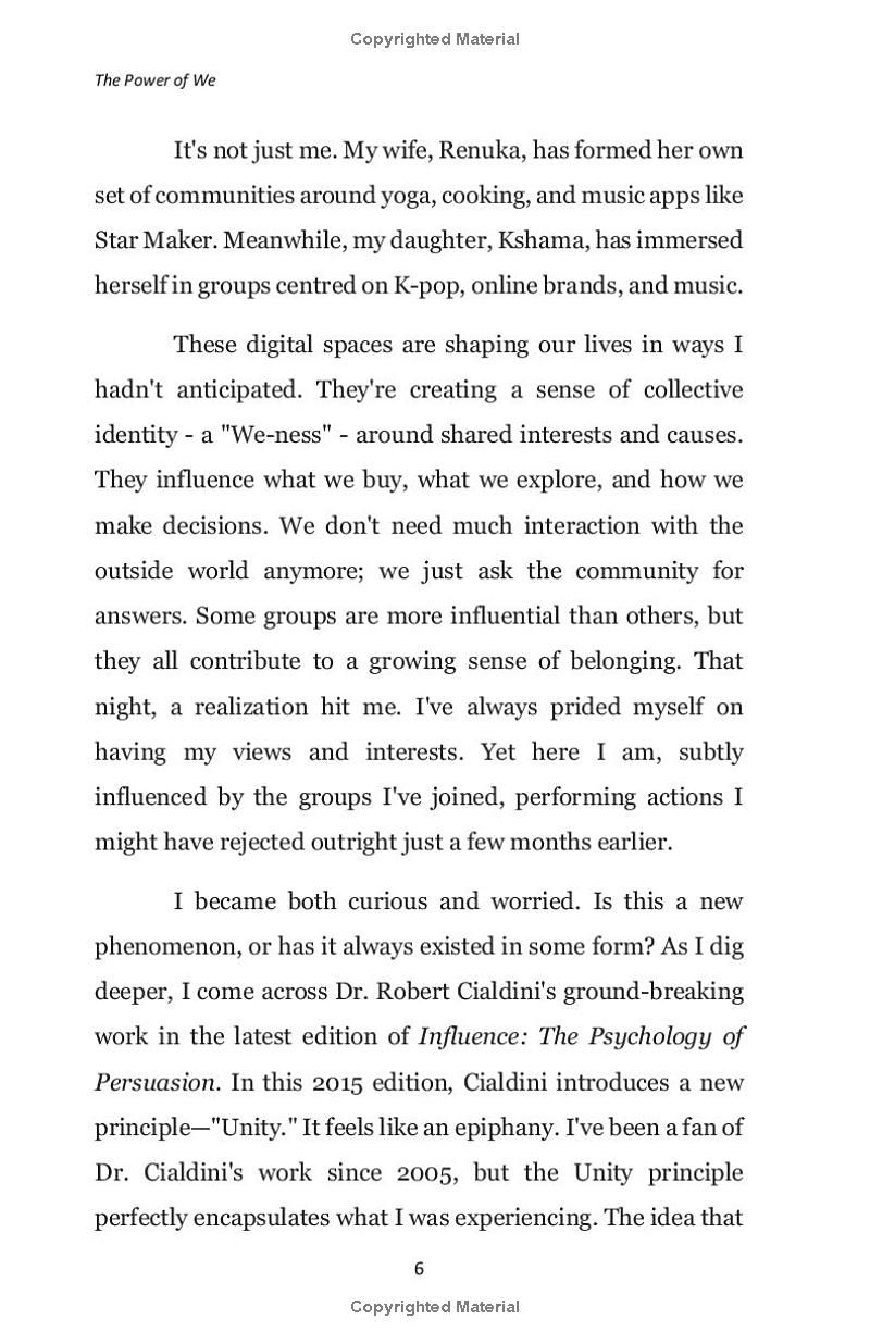 The Power Of We: How To Influence and Build Stronger Brands, Communities and Movements Through Unity (Influencing, Persuasion & Decision Making)