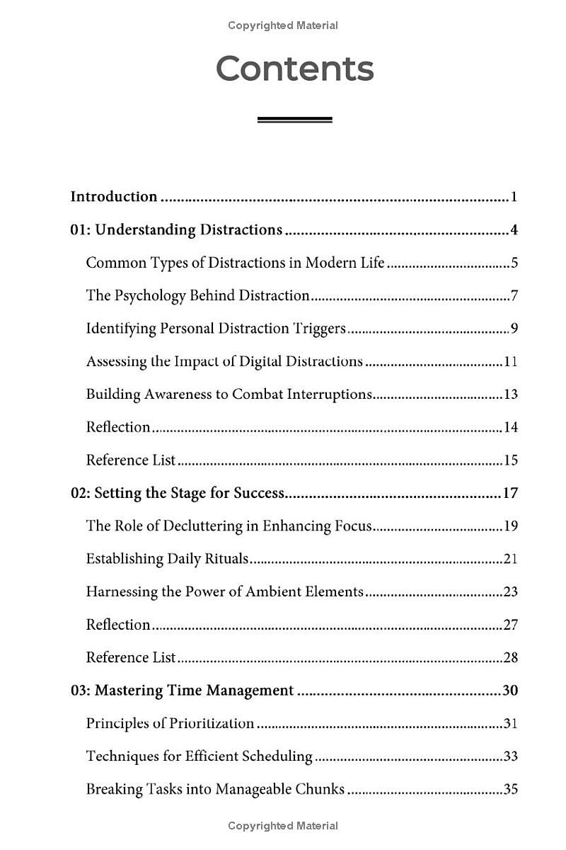 Discipline your mind: Find focus in a distracted world: Find your focus, be productive, set goals and master your life