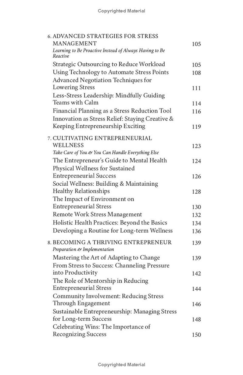 Stress Management: Tactics for Entrepreneurs to Manage an Overwhelming Workload, Improve Decision-Making Skills, & Cultivate Calmness to Live a Fulfilled Life