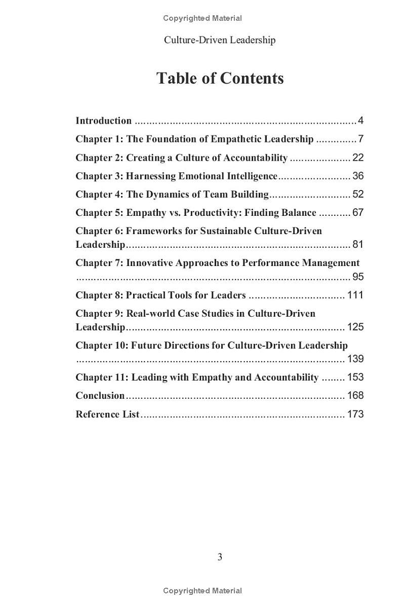 Culture-Driven Leadership: Fostering Empathy, Accountability, and Results in the Workplace