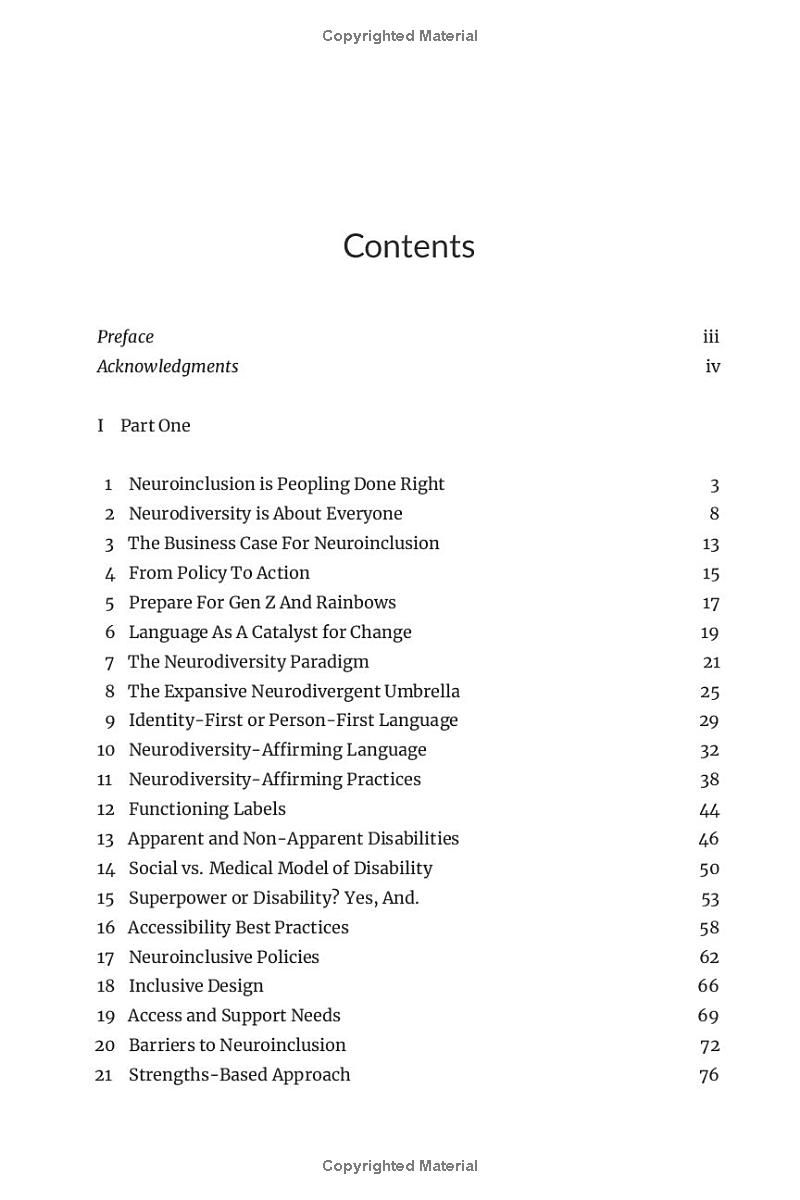 Creating Cultures of Neuroinclusion:: A Framework for Peopling and Engaging Neurodiverse Talent