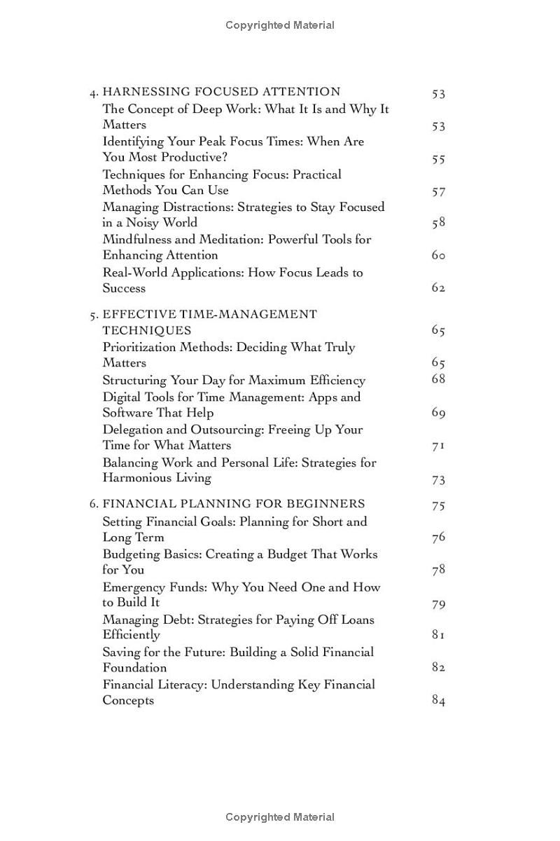 Key Principles for Time and Financial Freedom: Achieve Work-Life Balance, Gain Control Over Your Personal Finances & Build Passive Income for Long-Term Wealth