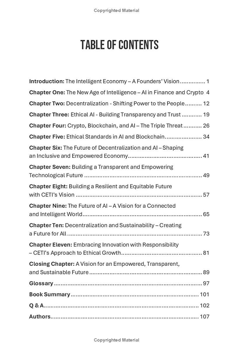 The Intelligent Economy: How AI and Blockchain Are Transforming Business and Society: Empowering a Transparent, Decentralized, and Sustainable Future