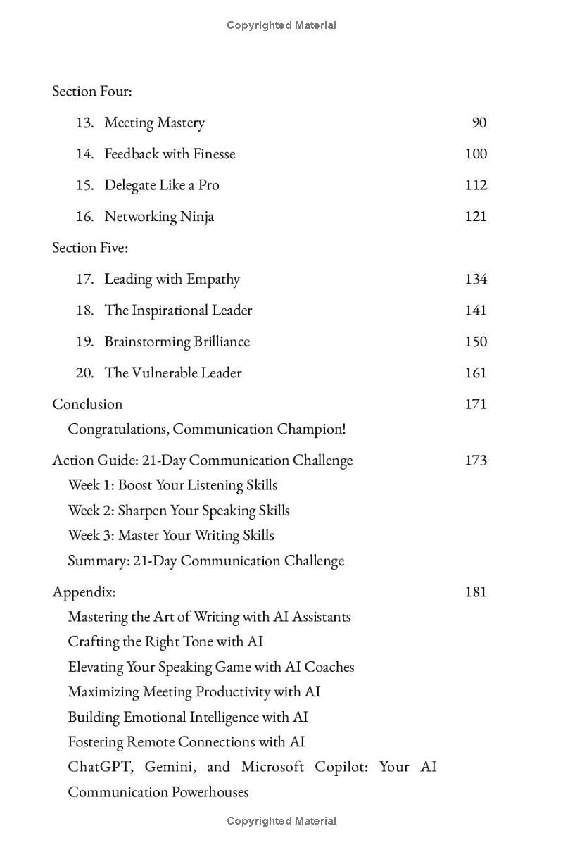 21-Day Challenge to Master Effective Communication Skills: A Practical Book to Enhance Workplace Relationships and Improve Professional Success