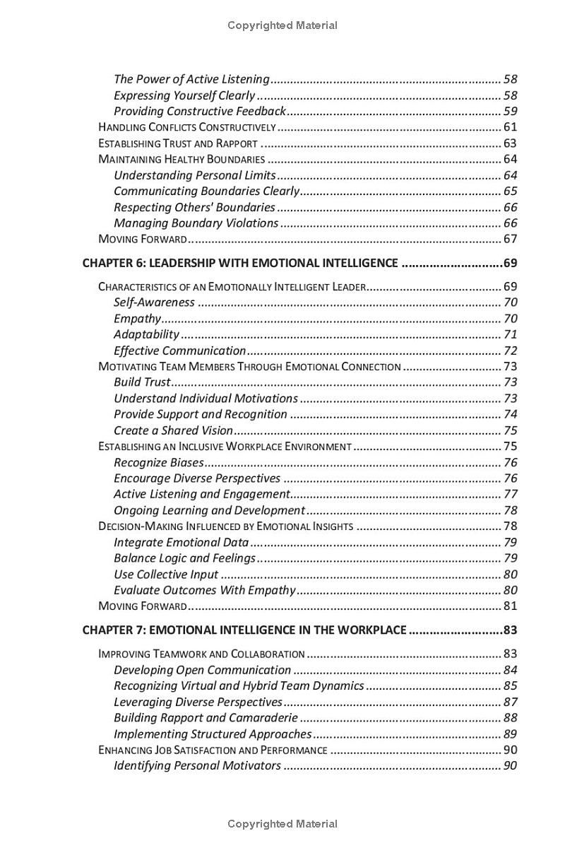 Emotional Intelligence Simplified: Boost Self-Awareness, Improve Relationships, Build Empathy, and Lead with Confidence for Success ... and Work (“The Communication Mastery Series”)