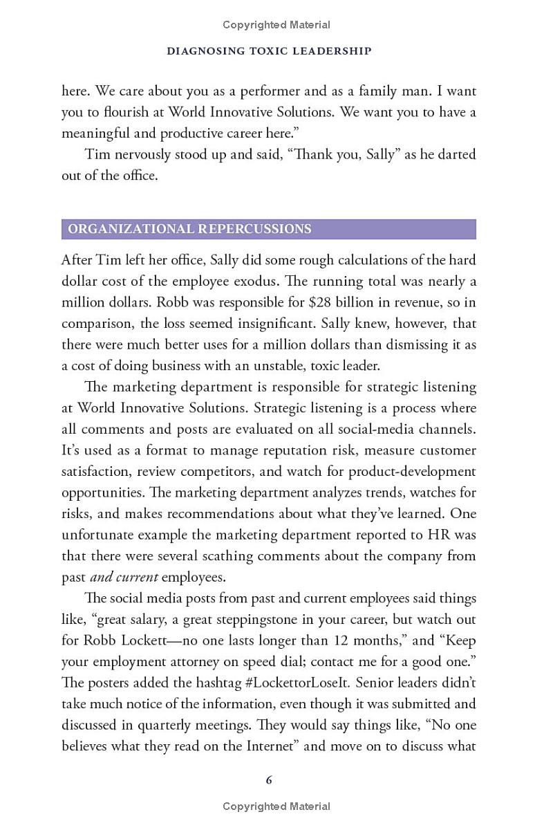 Diagnosing Toxic Leadership: Understanding the Connection Between Personality Disorders and Toxic Leader Behaviors