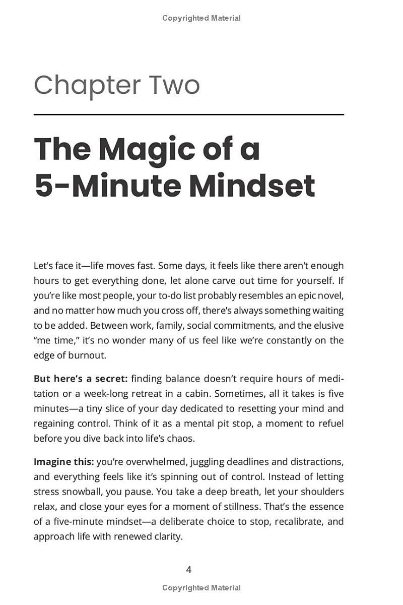 The Five-Minute Reset: Simple Mindfulness Techniques for a Busy Life: Quick Practices to Reduce Stress and Enhance Well-being