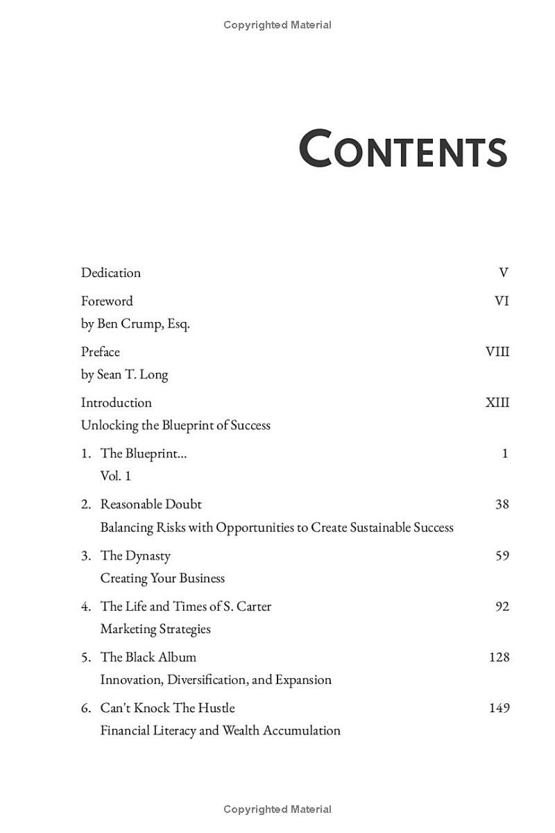 The Hustlers MBA: The Business Blueprint of Success Inspired by Shawn Jay-Z Carter