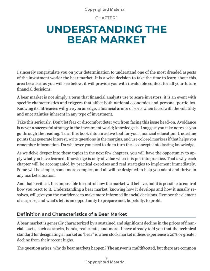 BEAR MARKET SKILLS: Learn How to Generate Profits Even in a Bear Market