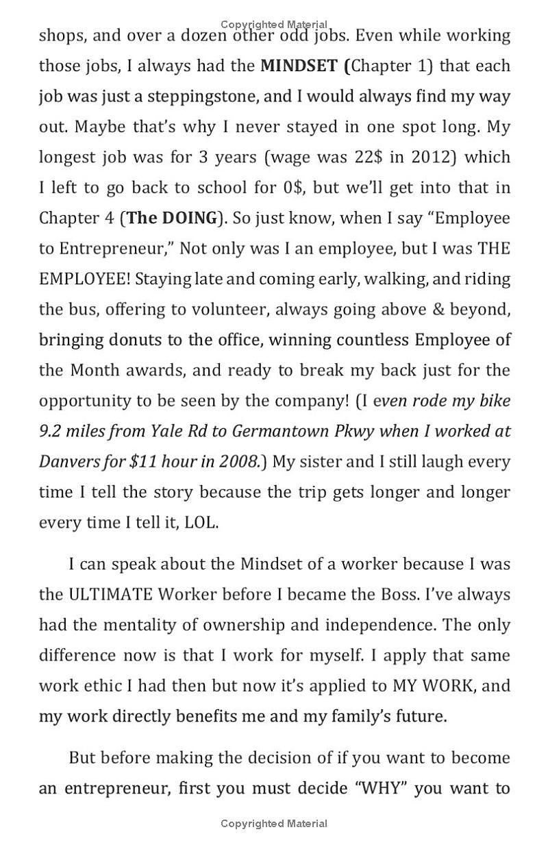 Employee to Entrepreneur: Working Your Way OFF the Job!