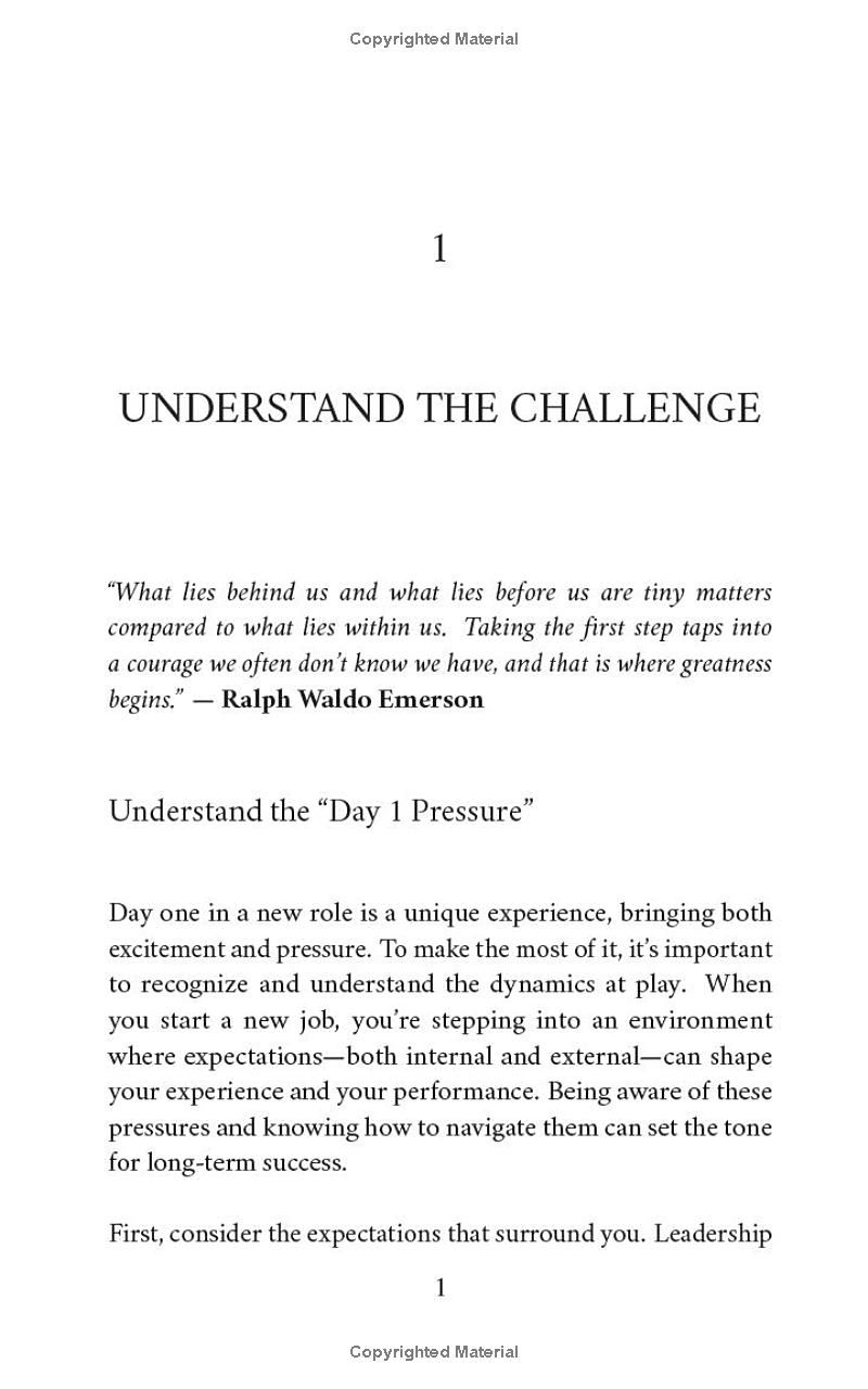 DAY 1: Shock and Awe!: The 5 Winning Tactics for Professionals and Leaders Starting a New Job