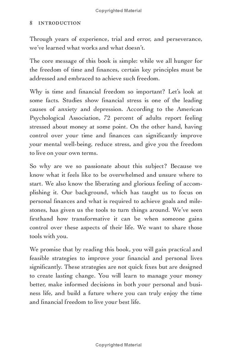Key Principles for Time and Financial Freedom: Achieve Work-Life Balance, Gain Control Over Your Personal Finances & Build Passive Income for Long-Term Wealth