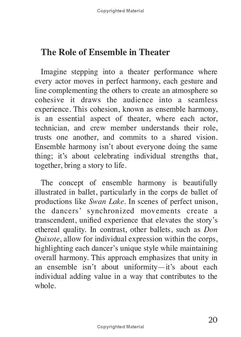 Backstage to Boardroom:: Applying Theatrical Insights into Everyday Leadership