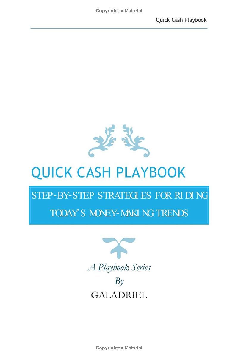 Quick Cash Playbook: Zero to Hero in Earning Online: A Step-by-Step Money Making Manual