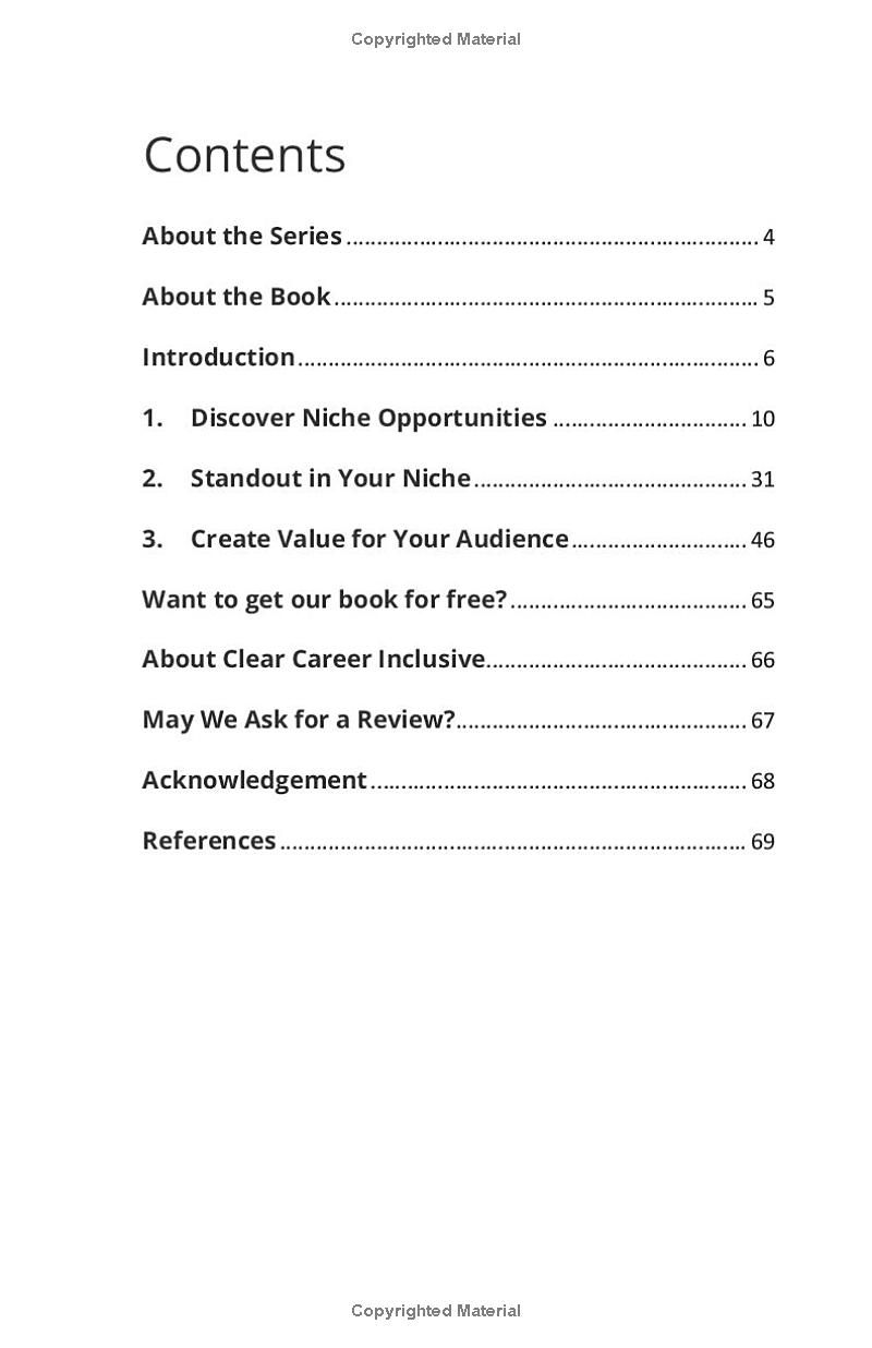 Find Your Profitable Niche: Identify Your Domain, Fuel Your Passion, Create Value for Your Audience and Design Your Successful Career Path