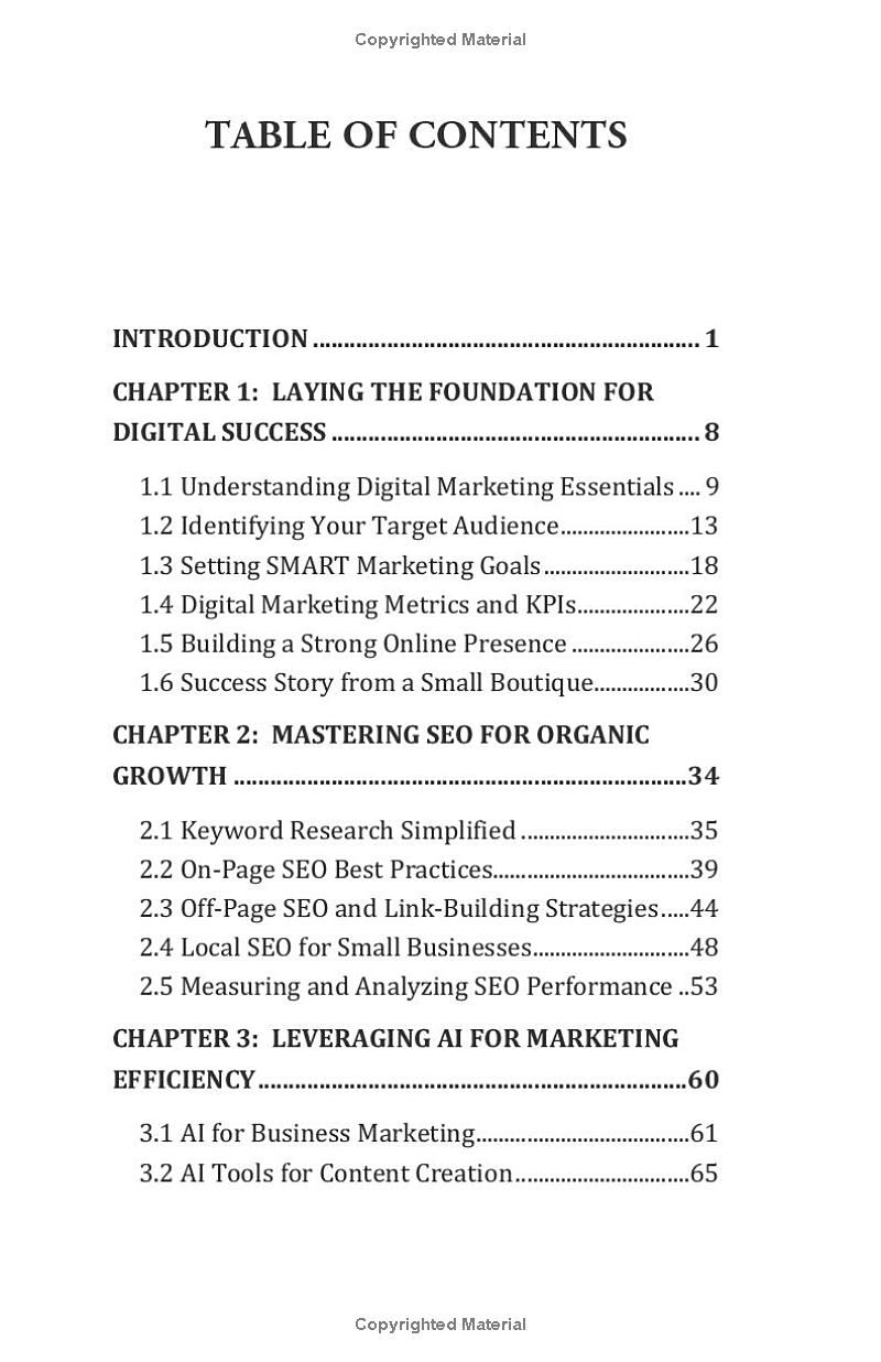 From Likes to Sales - Digital Marketing Simplified: Modern Cutting-Edge Strategies for Small Business Growth in SEO, AI, Influencer, and Social Media Marketing