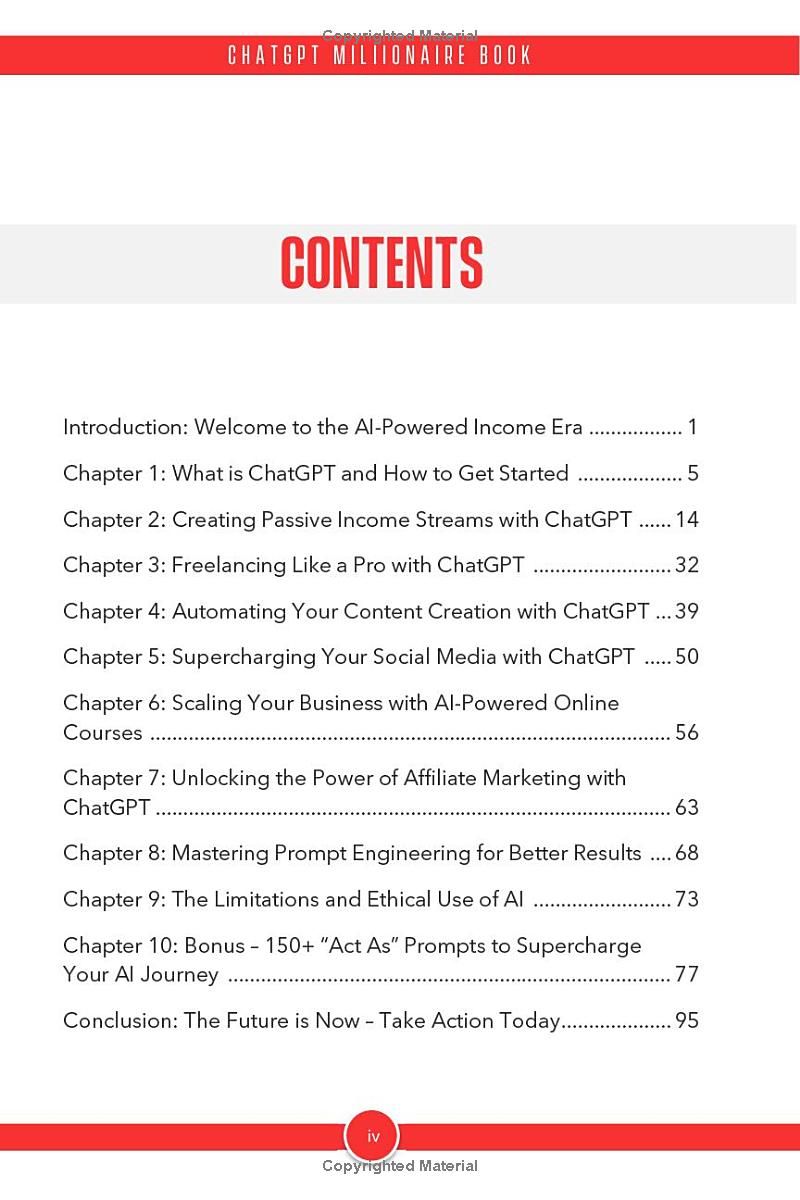 ChatGPT Millionaire Book: How to Make Money Online with AI - Written by a Harvard-Trained AI Expert (The Internet Secrets)