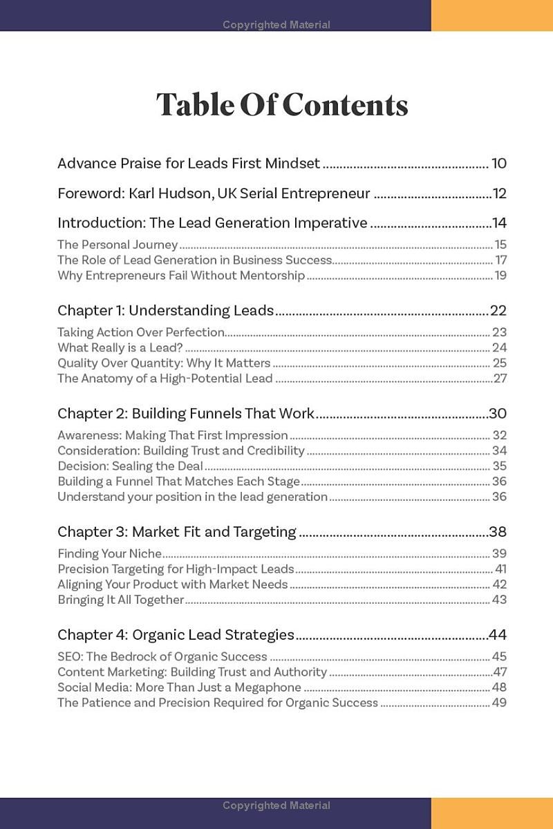 LEADS FIRST: Everything Flows Downstream After Lead Generation