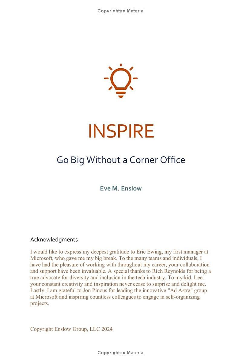 INSPIRE!: Go Big Without a Corner Office