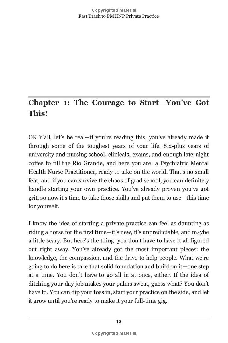 Fast Track to Private Practice: A Practical Guide for PMHNPs: A Quick-Start Guide to Building a Private Practice—Launch, Grow, and Thrive as a Psychiatric NP entrepreneur
