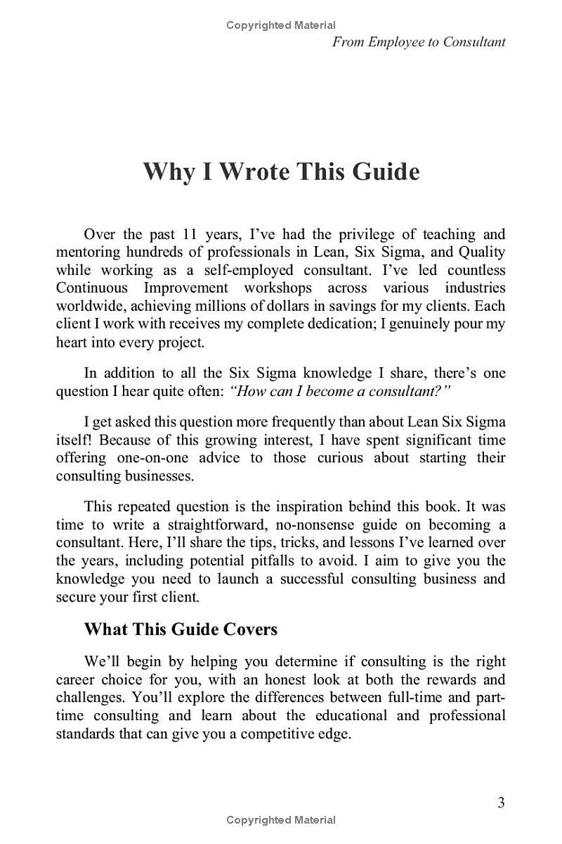 From Employee to Consultant: A No-Nonsense Guide For Starting Your Consulting Business and Landing Your First Client