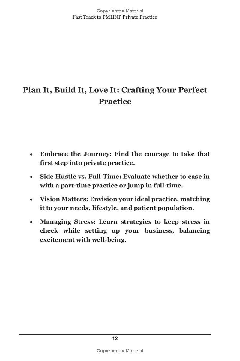 Fast Track to Private Practice: A Practical Guide for PMHNPs: A Quick-Start Guide to Building a Private Practice—Launch, Grow, and Thrive as a Psychiatric NP entrepreneur