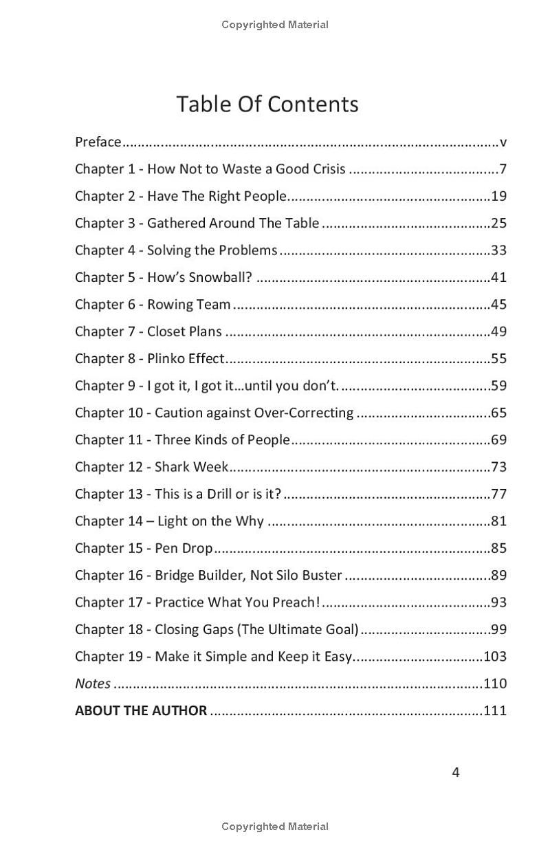 Nobody Wants to Pay the Lifeguard…Until Someone is Drowning: A Practical Guide to Creating a Crisis Management Culture