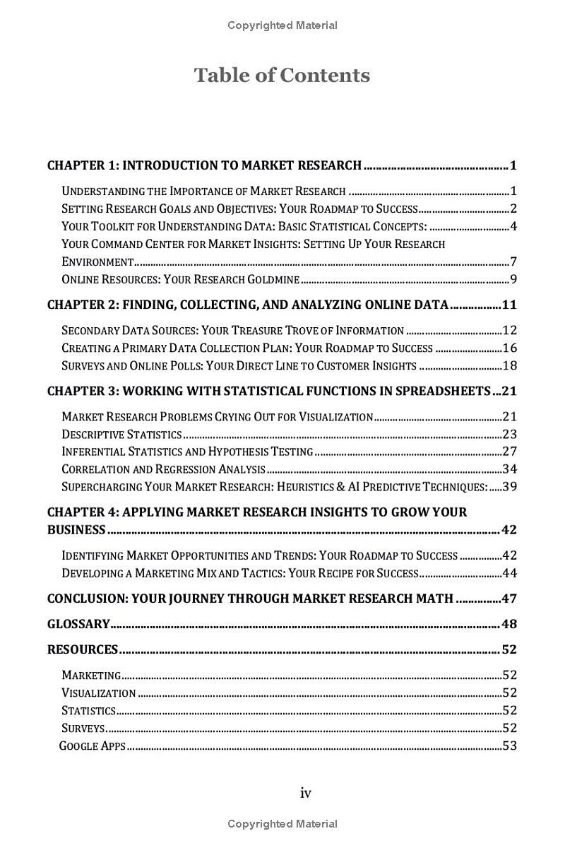 Market Research Math for Small Business: A Practical Guide to the Math You Need for Understanding Your Business Customers and Competition